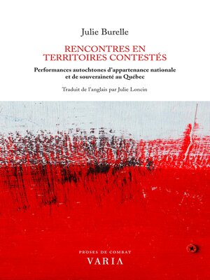 cover image of Rencontres en territoires contestés